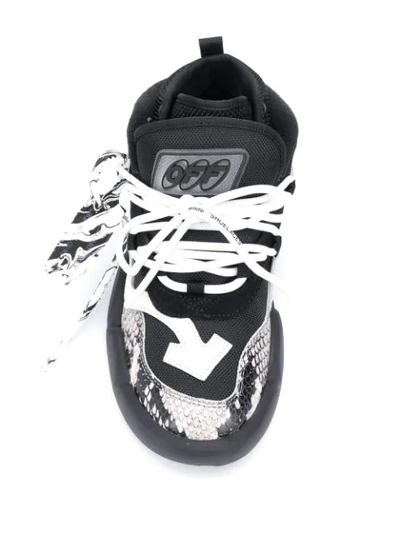 Shop Off-white Chlorine Boot Sneakers In Black