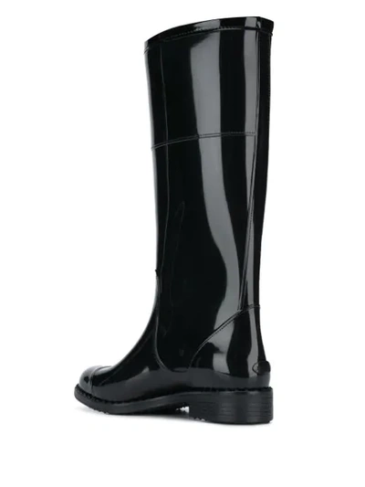 Shop Jimmy Choo Edith 30mm Rain Boots In Black