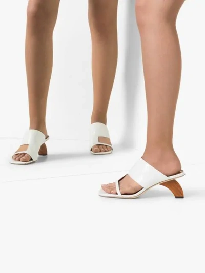 Shop Rejina Pyo Leah 60 Cutout Mules In White