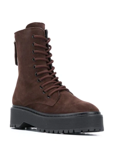 Shop P.a.r.o.s.h Calf-length Boots In Brown