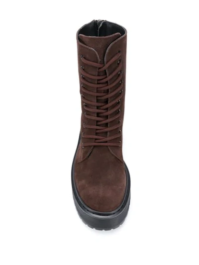Shop P.a.r.o.s.h Calf-length Boots In Brown