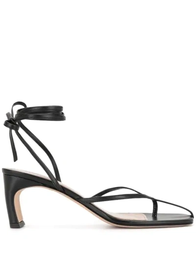 Shop Elleme Ficelle Strappy Sandals In Black