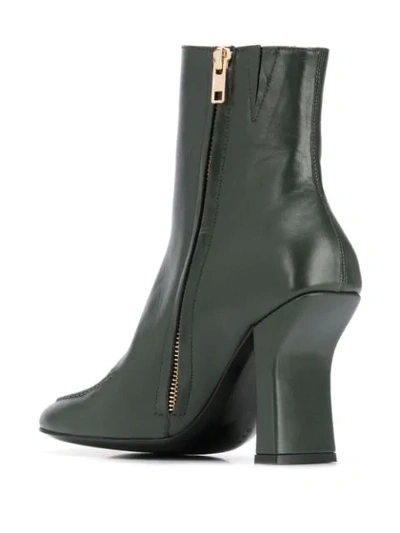 RETOX BLOCK HEEL ANKLE BOOTS