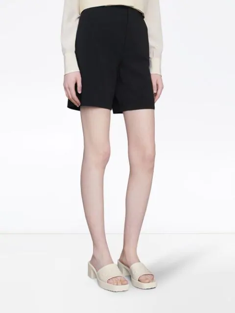 gucci rubber platform slides