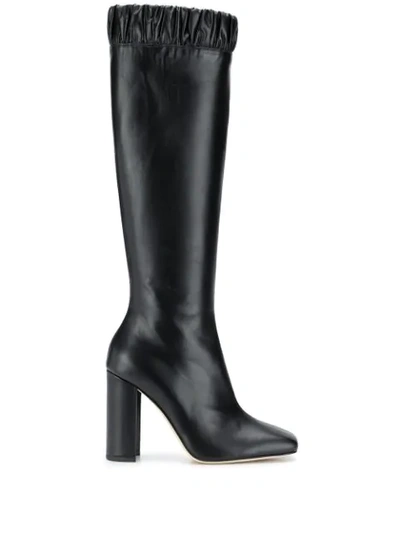 Shop Chloe Gosselin Carmen Knee-high Boots In Black