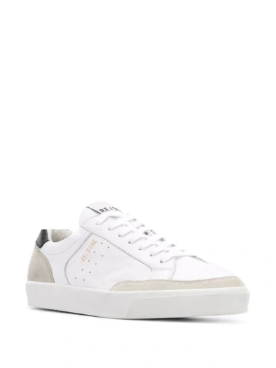 Shop Re/done Colour-block Low Top Sneakers In White