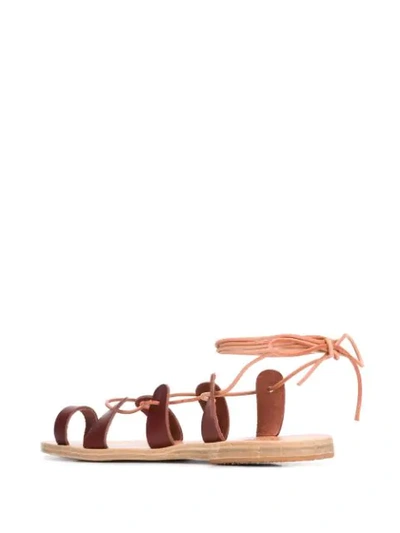 Shop Ancient Greek Sandals Alcyone Strappy Sandals In Neutrals