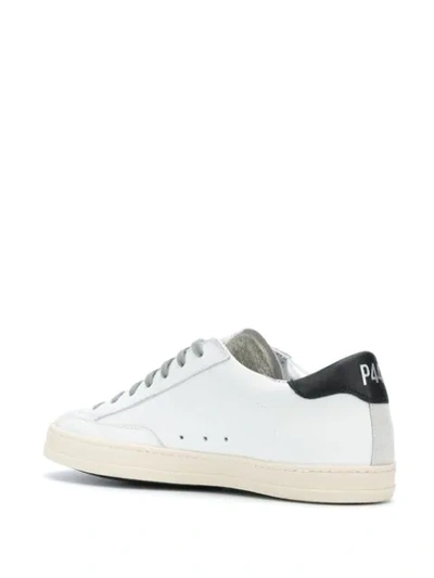 Shop P448 Logo Low-top Sneakers In White