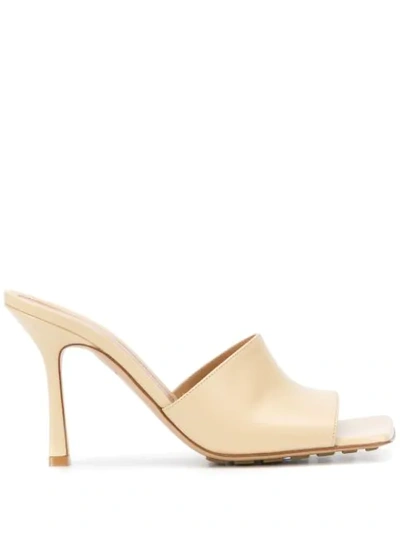 Shop Bottega Veneta Stretch 90mm Sandals In Neutrals