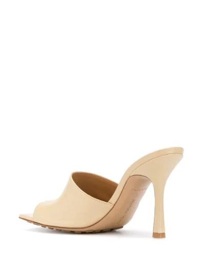 Shop Bottega Veneta Stretch 90mm Sandals In Neutrals