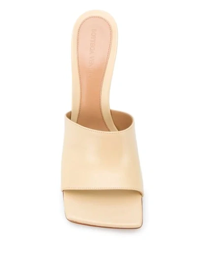Shop Bottega Veneta Stretch 90mm Sandals In Neutrals