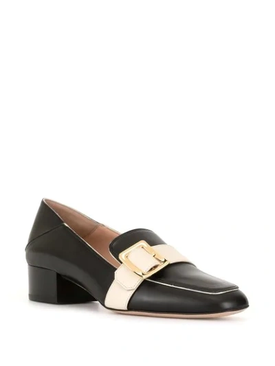 Shop Bally Janelle 30mm Loafers In Black