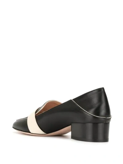 Shop Bally Janelle 30mm Loafers In Black