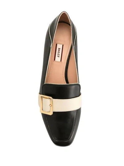 Shop Bally Janelle 30mm Loafers In Black
