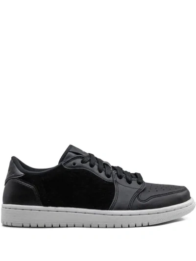 Shop Jordan Air  1 Retro Low No Swoosh In Black