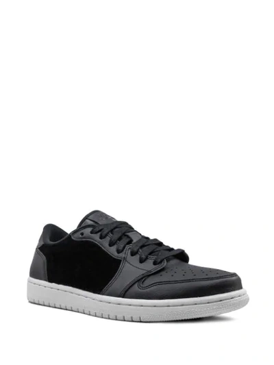 Shop Jordan Air  1 Retro Low No Swoosh In Black