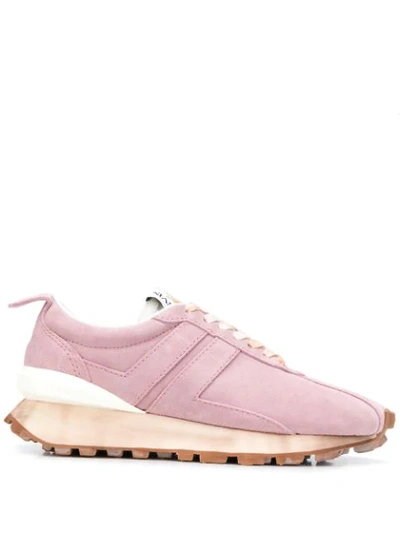 Shop Lanvin Bumper Low-top Sneakers In Pink