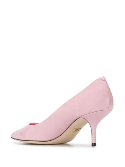 Shop Dolce & Gabbana Kitten Heel Pumps In Pink