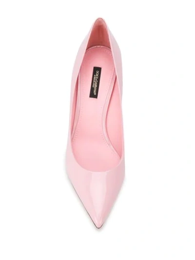 Shop Dolce & Gabbana Kitten Heel Pumps In Pink