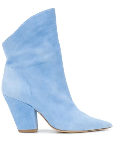 Shop Giuliano Galiano Alexa Ankle-boots In Blue