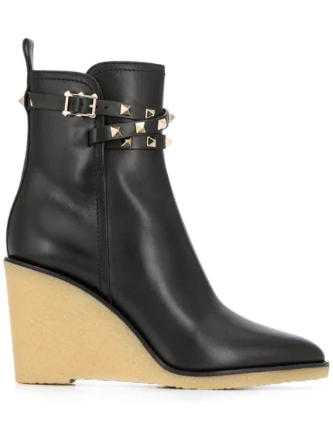 ankle boots wedge heel
