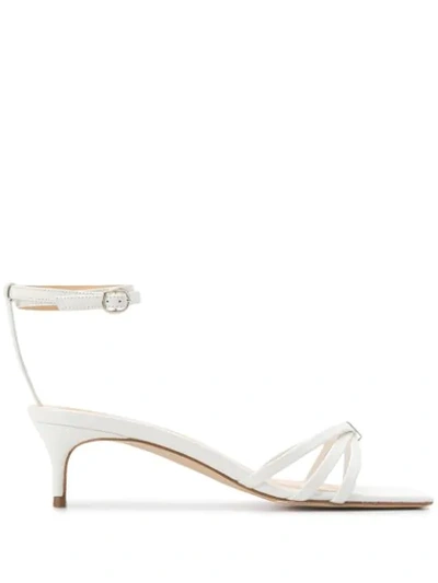 Shop By Far Kaia 60mm Sandals In White