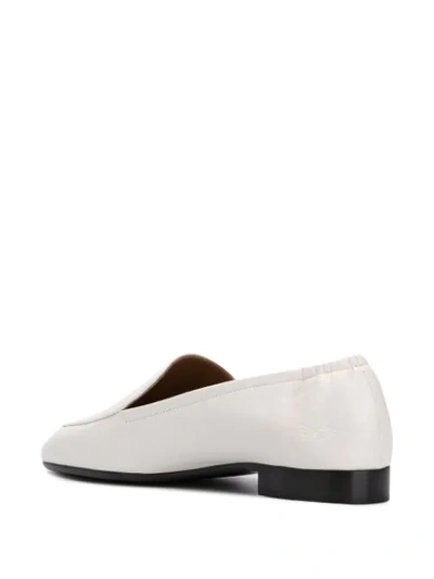 Shop Laurence Dacade Angela Low Heel Loafers In White