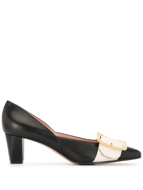 Bally buckle-detail pointed pumps - Black