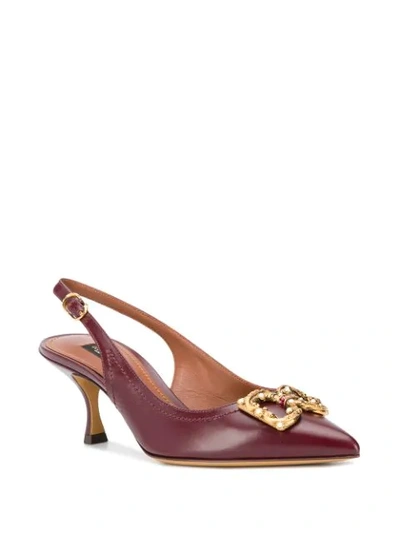Shop Dolce & Gabbana Amore 70mm Pumps In Red