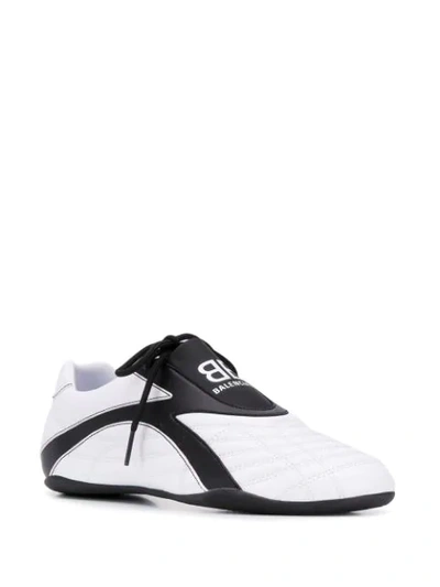 Shop Balenciaga Zen Sneakers In White