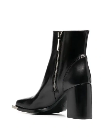 Shop Peter Do Block Heel Ankle Boots In Black