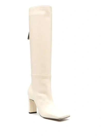 Shop Wandler Isa Knee-length Boots In Neutrals