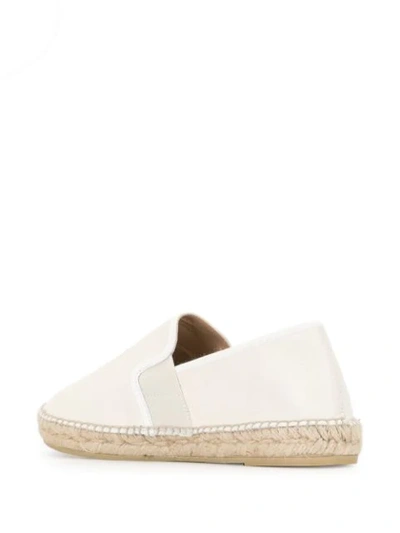 Shop Kenzo Tiger Logo-embossed Espadrilles In White