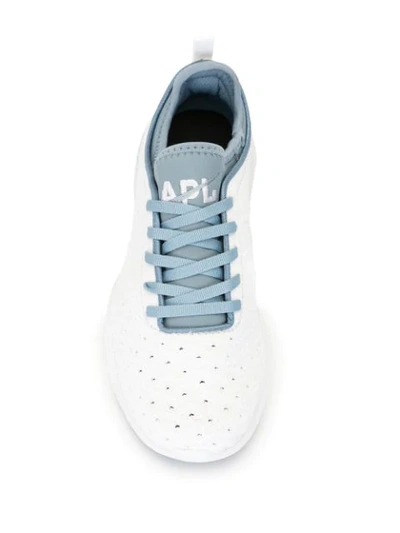 Shop Apl Athletic Propulsion Labs Lace-up Trainers In White