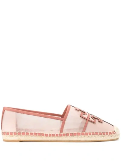 Shop Tory Burch Ines Logo Espadrilles In Pink