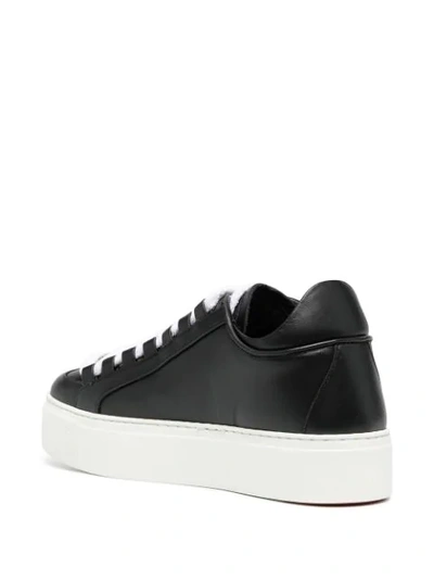 Shop Dsquared2 Canadian Team Low-top Sneakers In Black