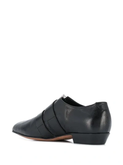 Shop Paul Smith Buckled Zip-up Shoes In Black