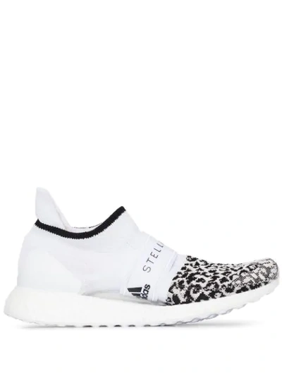 Shop Adidas By Stella Mccartney Ultraboost Leopard-print Sneakers In White