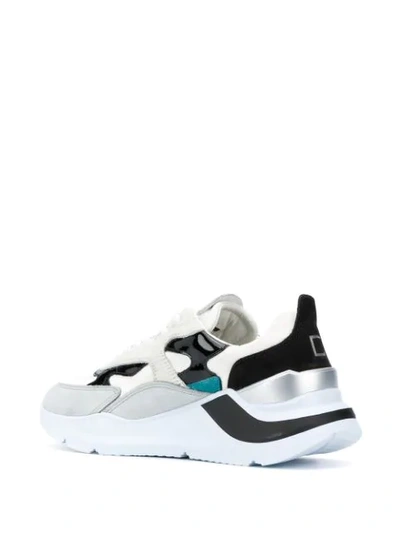 Shop Date Fuga Panelled Chunky Sneakers In White