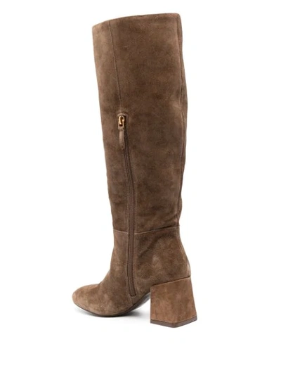 Shop Tory Burch Knee-length Boots In Brown