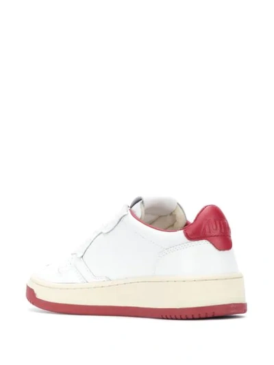 Shop Autry Side Logo Sneakers In White