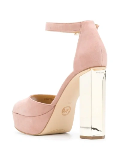 Shop Michael Michael Kors Petra Platform Sandals In Pink