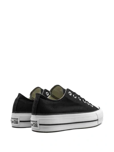 Converse Chuck Taylor All Star Lift Leather Low-top Trainers In Black/white  | ModeSens