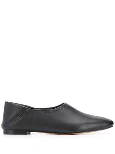 Shop Vince Slip-on Ballerina Shoes In Black