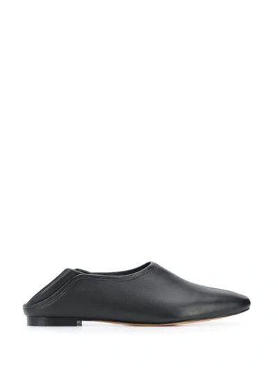 Shop Vince Slip-on Ballerina Shoes In Black