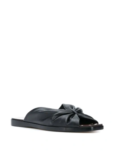 Shop Jimmy Choo Jupiter Flat Sandals In Black