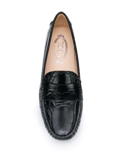 Shop Tod's Gommino Driving Shoes In Black