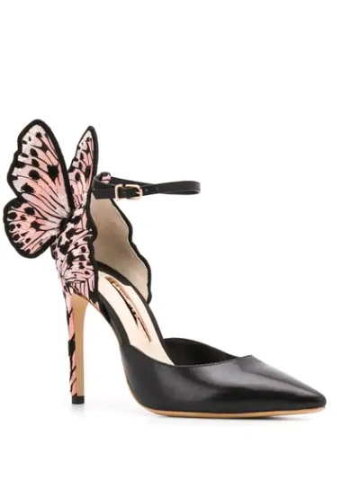 Shop Sophia Webster Chiara D'orsay Pumps In Black