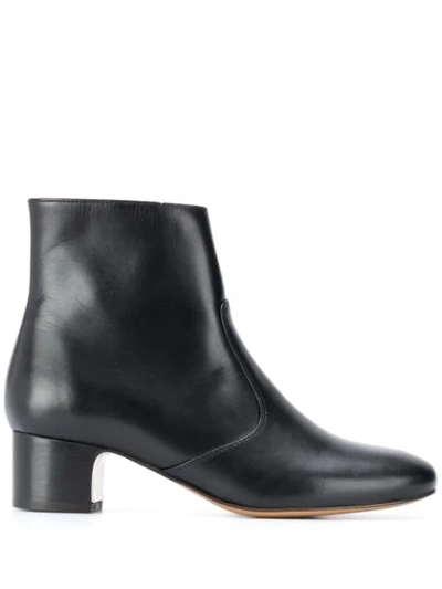 Shop Apc Ankle Boots In Black