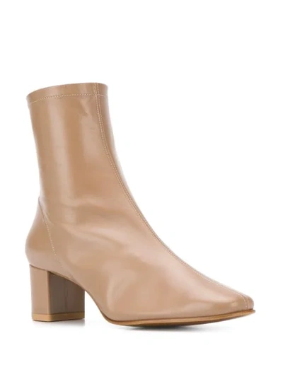 Shop By Far Sofia Ankle Boots In Neutrals